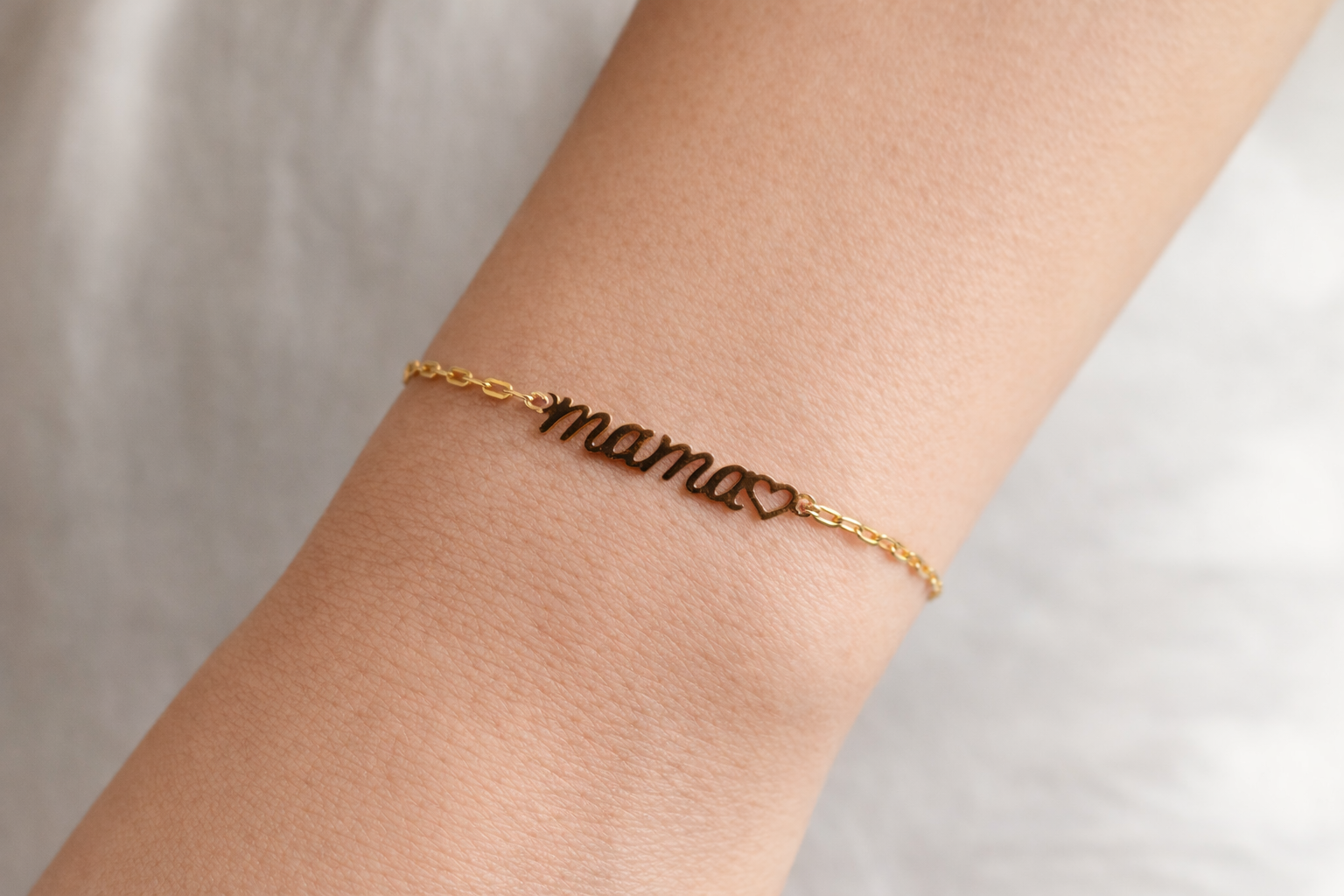 Bracelet Déesse "Mama coeur"