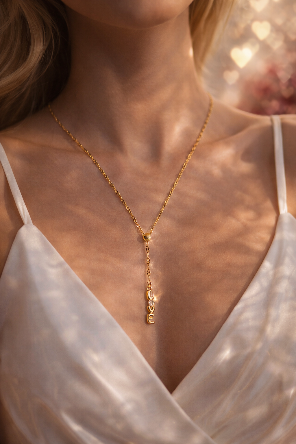 Collier Angélie lasso "Love"