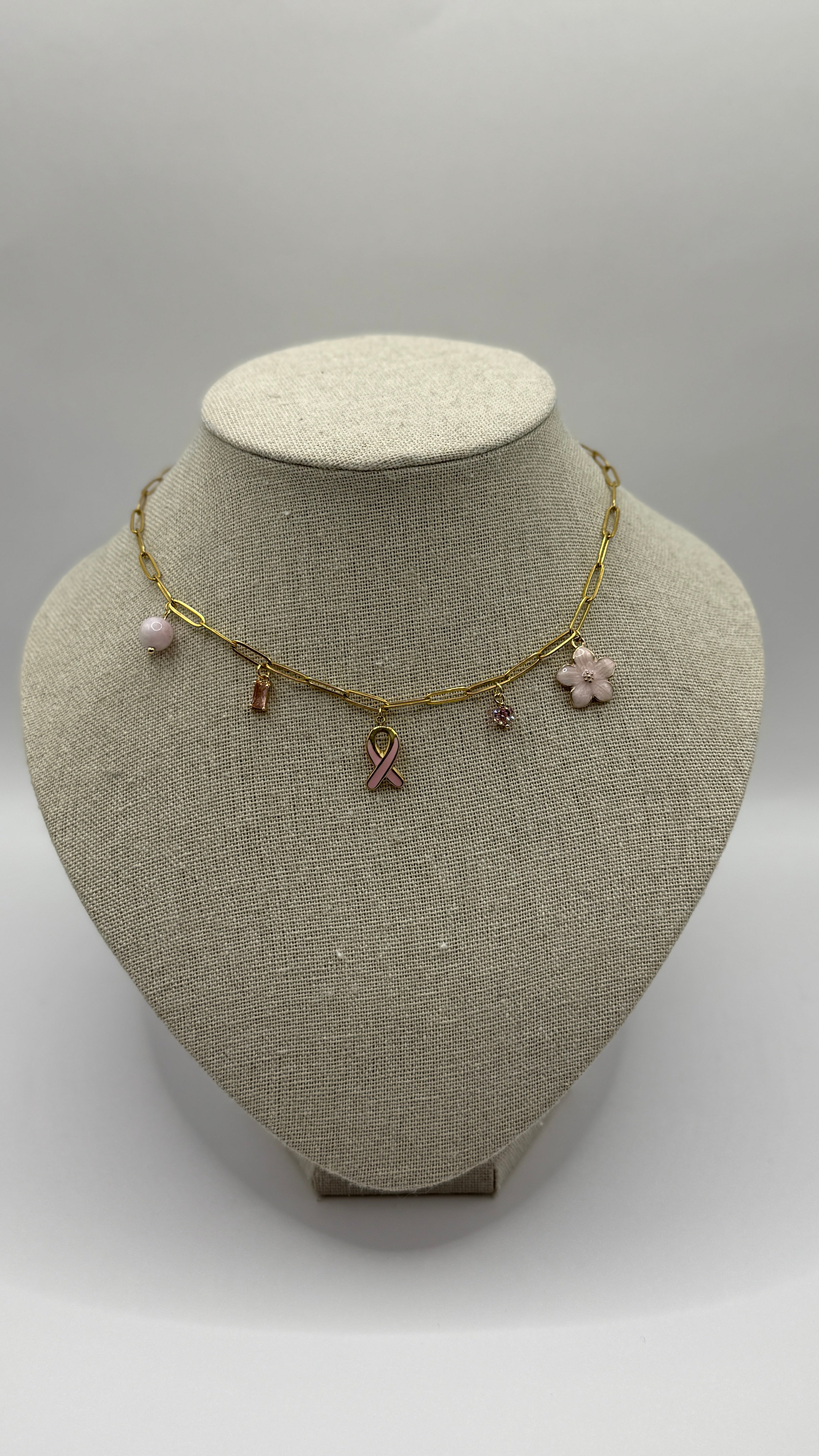 Collier Octobre Rose
