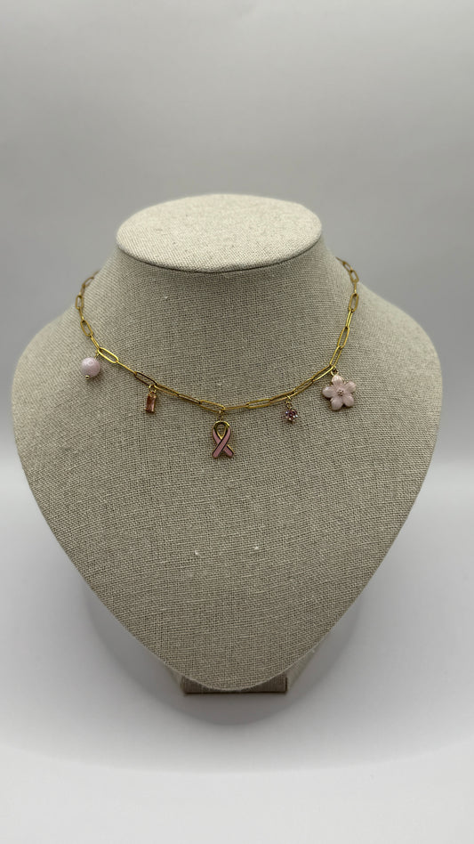 Collier Octobre Rose